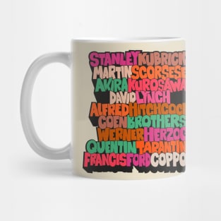 Legendary Movie Directors - Blockletter Typo Style Series Mug